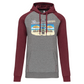 Sweatshirt Bicolor com capuz Pegadas Albufeira