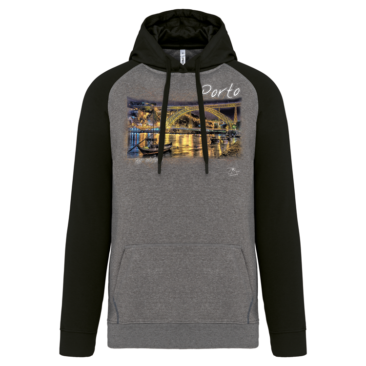 Sweatshirt com capuz Porto by Night