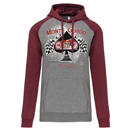 Sweatshirt Bicolor com capuz Monte Gordo Motorcycle Show