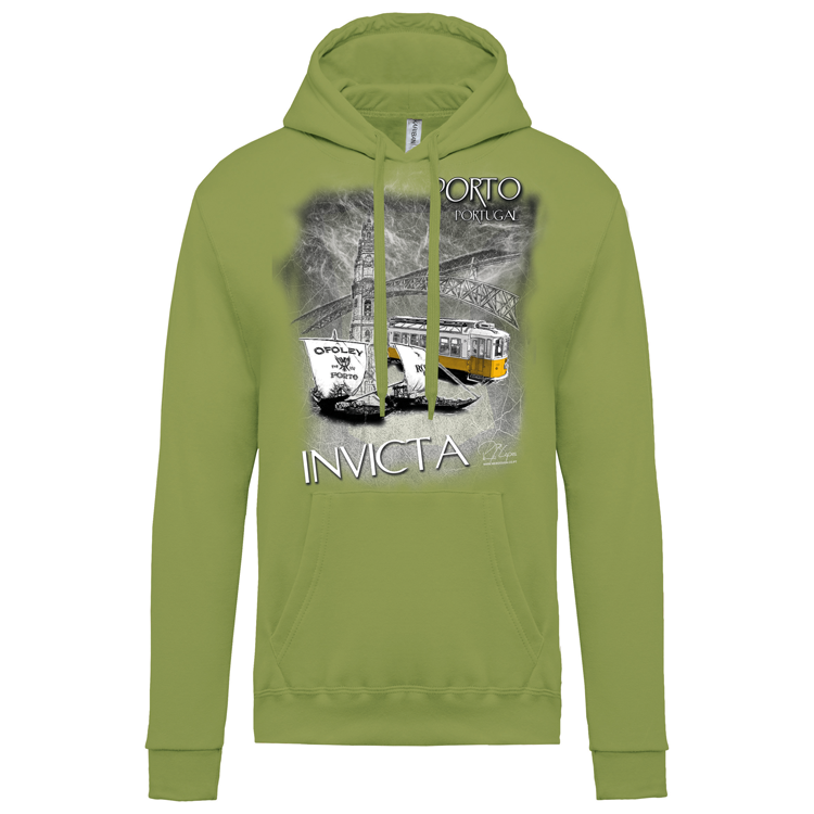 Sweatshirt Kariban com Capuz Invicta