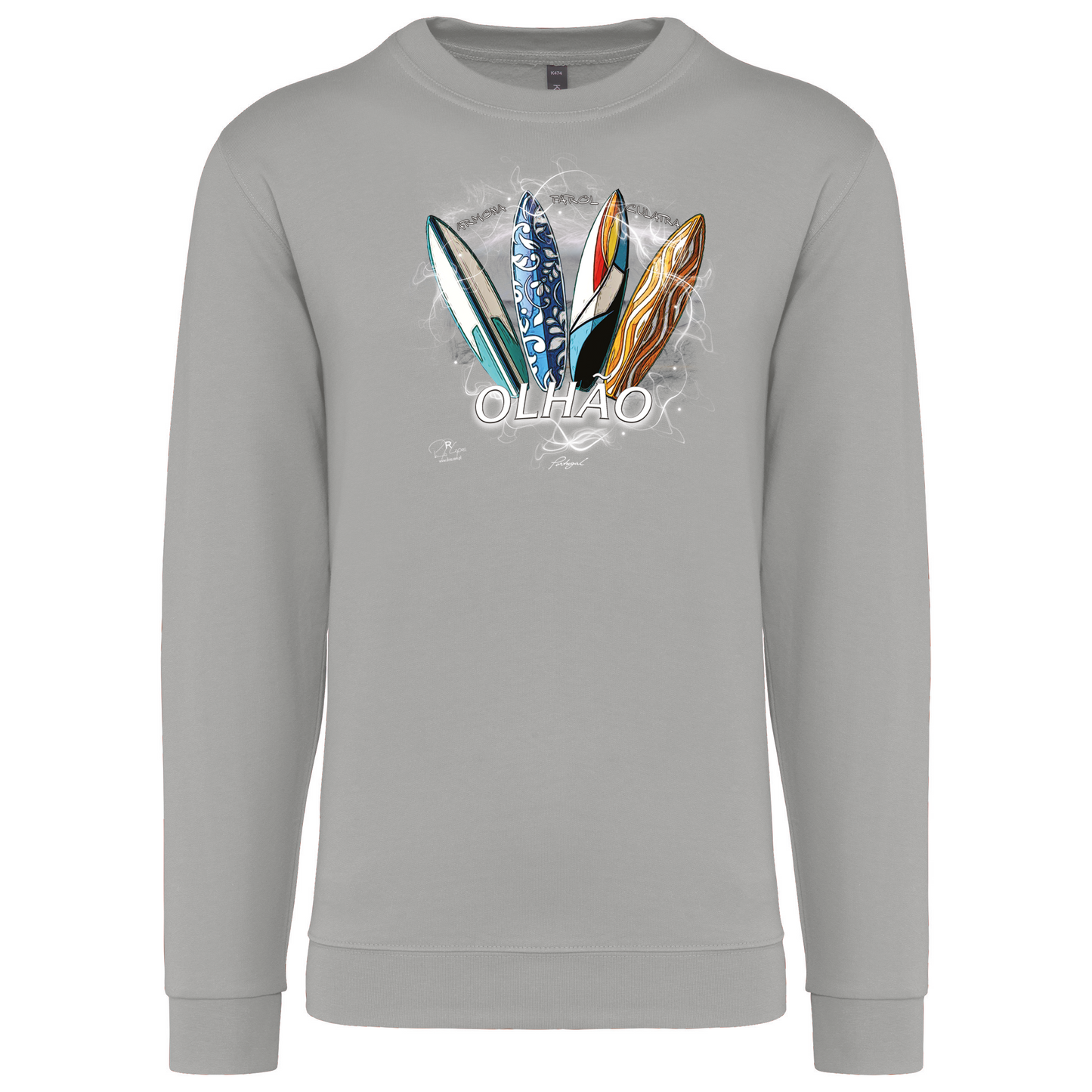 Sweatshirt Kariban sem Capuz Surfboards Olhão
