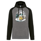 Sweatshirt Bicolor com capuz Surf Life Peniche