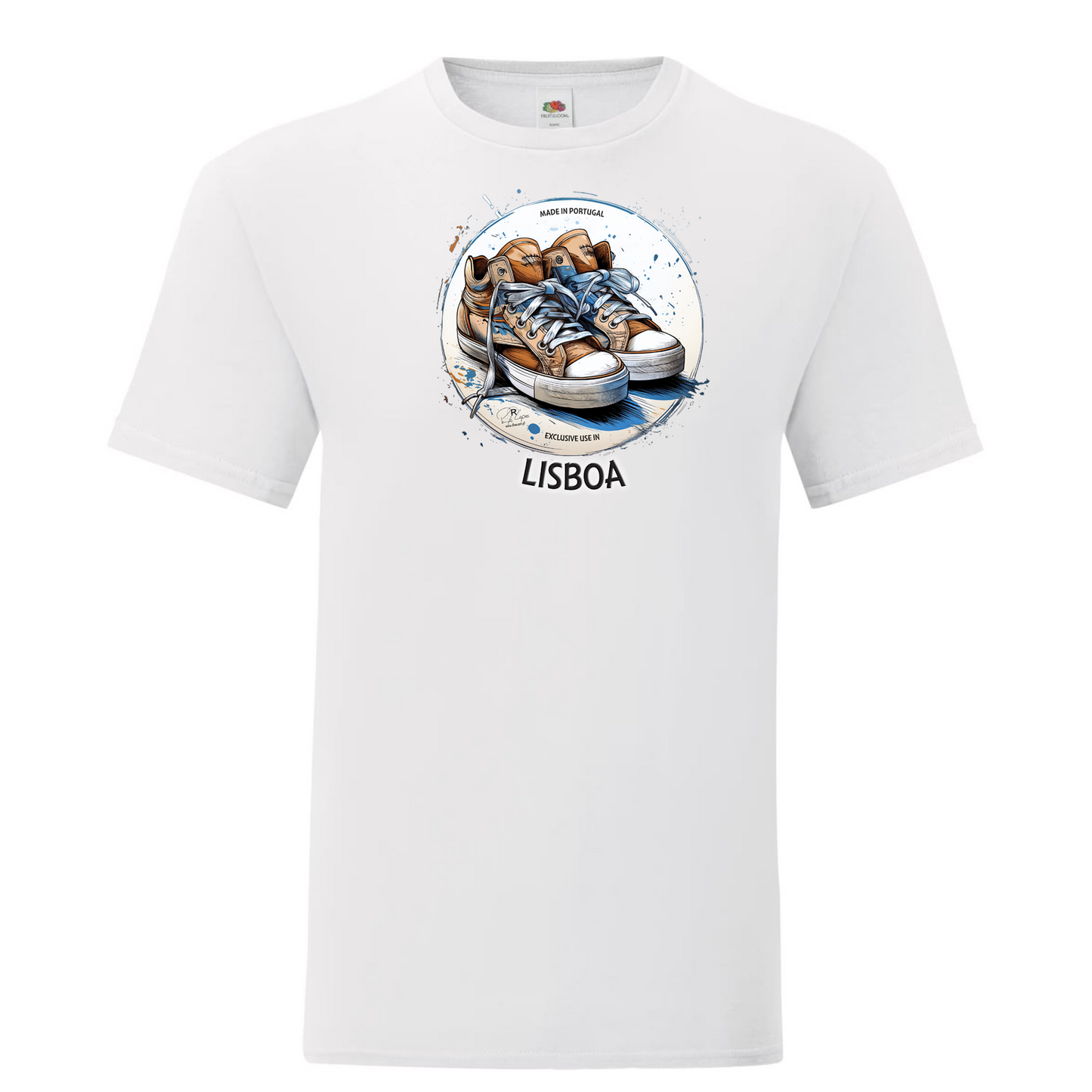 T-shirt Fruit of the Loom, Iconic, 150g, Exclusive Lisboa