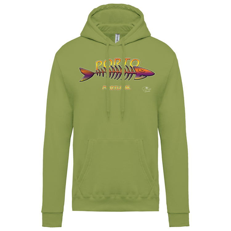 Sweatshirt Kariban com Capuz Espinha Porto