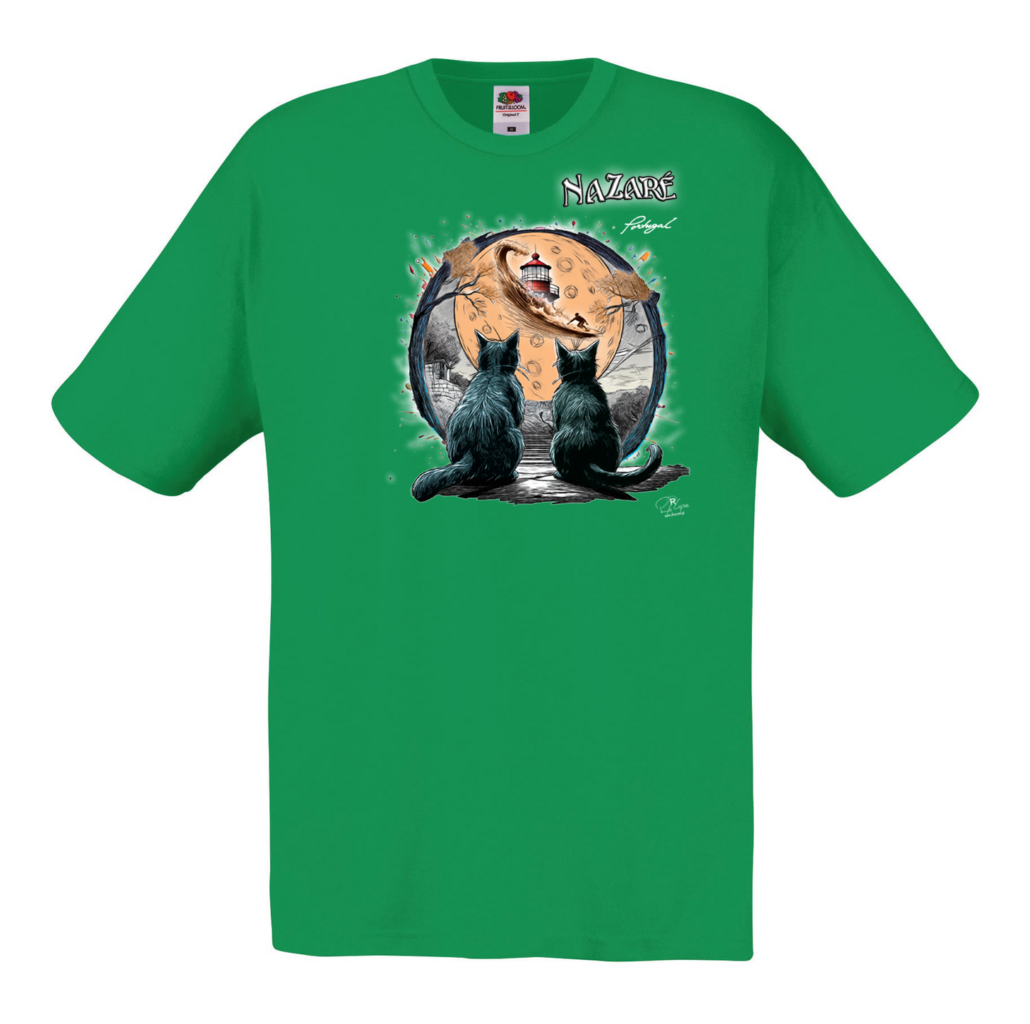 T-shirt Fruit of the Loom, Original 145g, Luar Nazaré