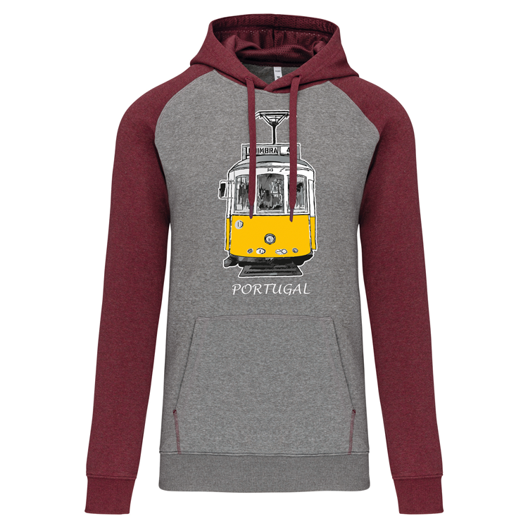 Sweatshirt Bicolor com capuz Grandalhão Coimbra