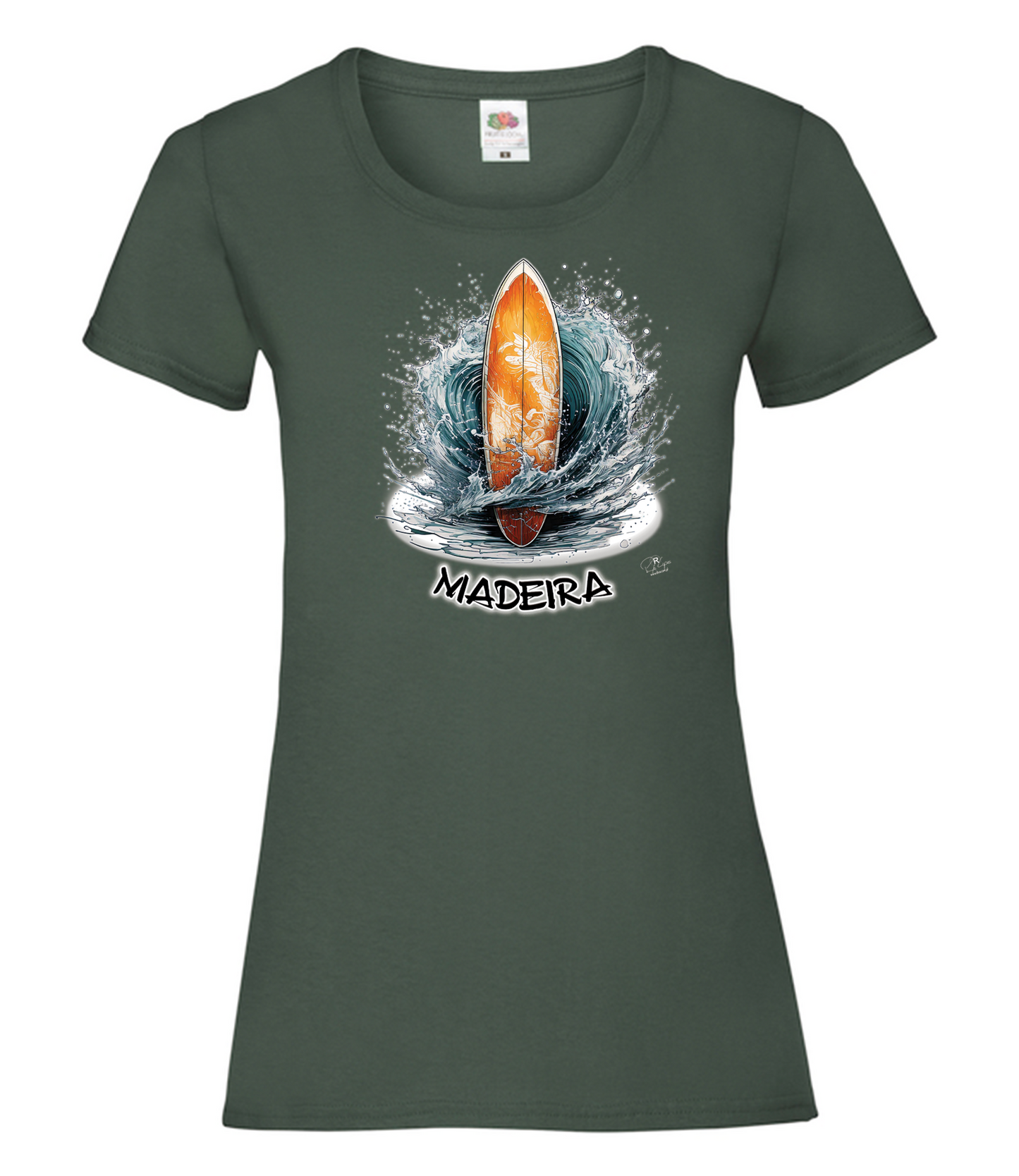 T-shirt Senhora Prancha Madeira