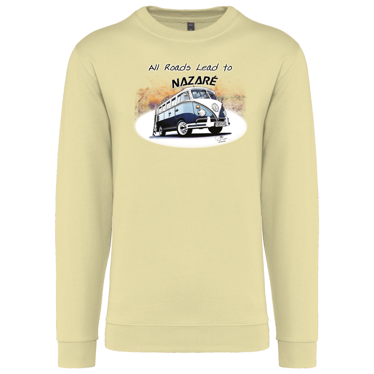 Sweatshirt Kariban sem Capuz All Roads Lead to Nazaré