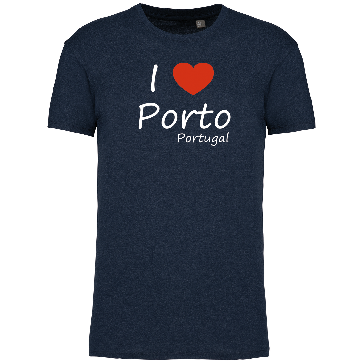 T-Shirt Algodão Biológico I Love Porto
