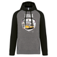 Sweatshirt Bicolor com capuz Lisbon Shield