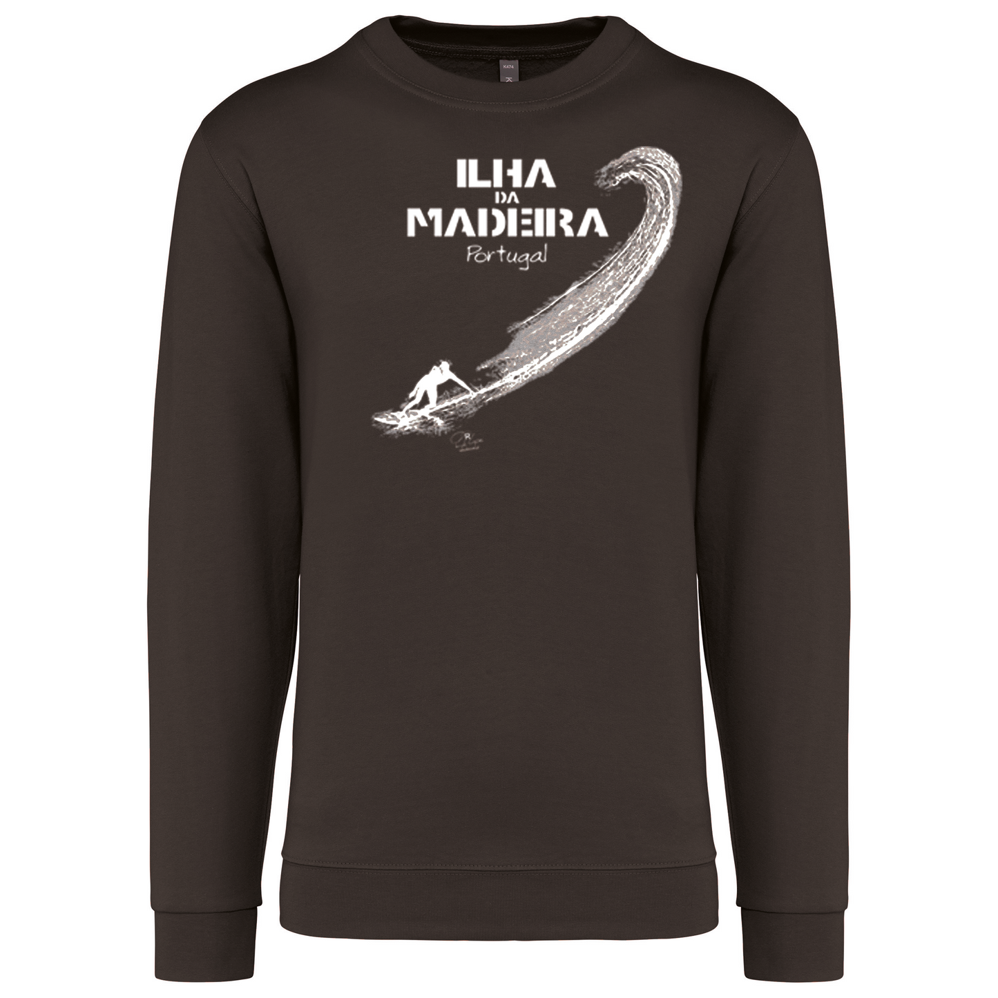 Sweatshirt Kariban sem Capuz Surf Ilha da Madeira