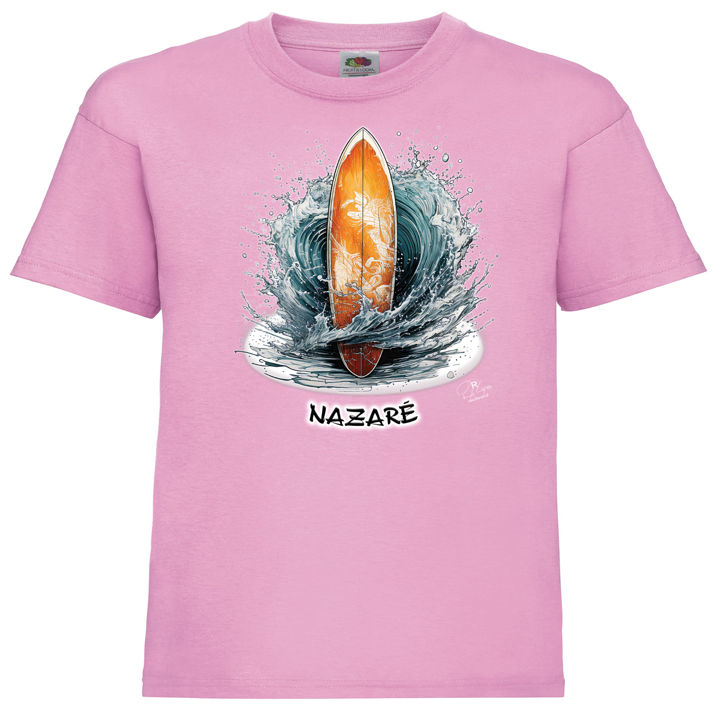 T-shirt Fruit of the Loom Kids Prancha Nazaré