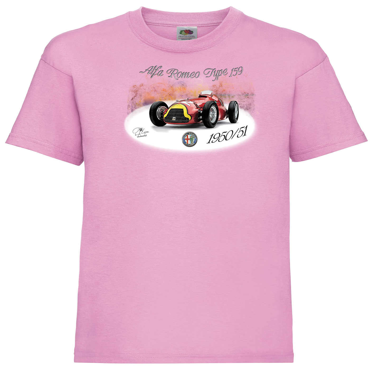 T-shirt Fruit of the Loom Kids Alfa Romeo Type 159