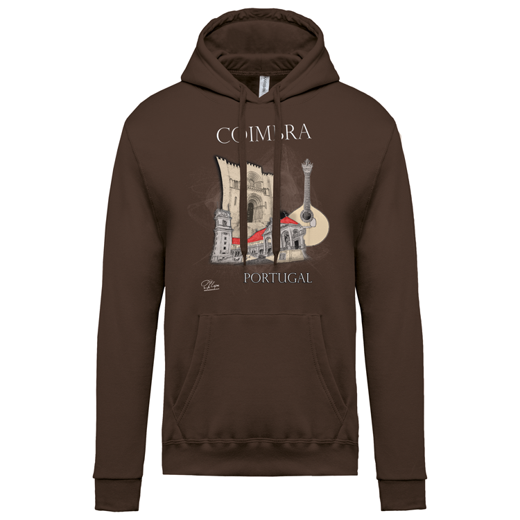 Sweatshirt Kariban com Capuz Sé de Coimbra