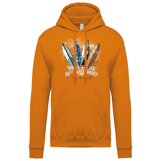 Sweatshirt Kariban com Capuz Surfboards Vila Real Stº António