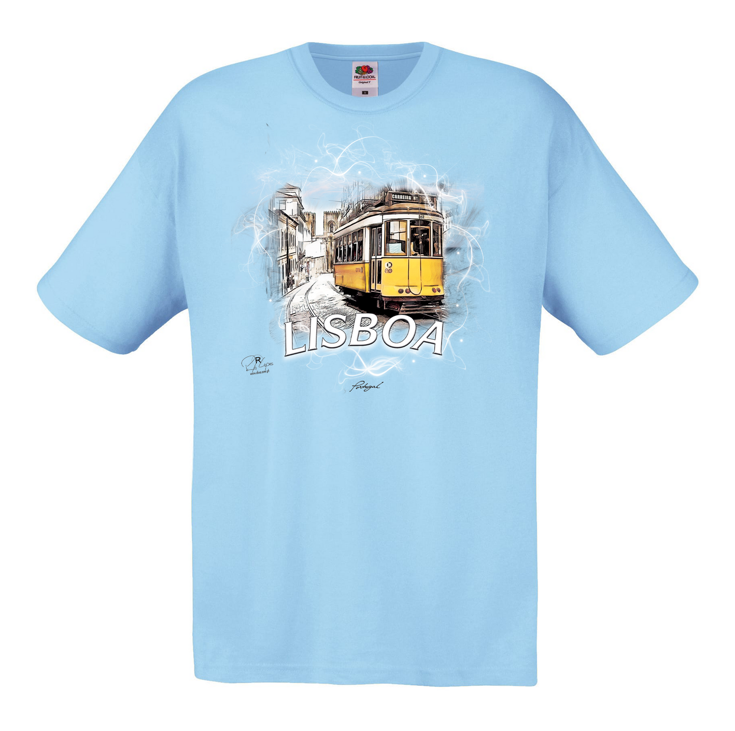 T-shirt Fruit of the Loom, Original 145g, Carreira 28 Lisboa