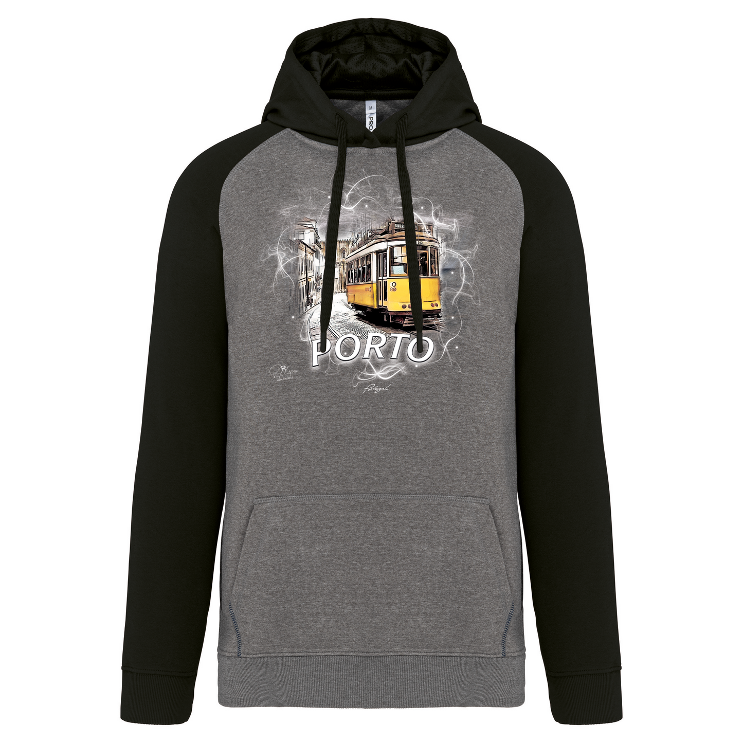 Sweatshirt Bicolor com capuz Carreira 28 Porto