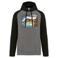 Sweatshirt Bicolor com capuz Ponta do Sol