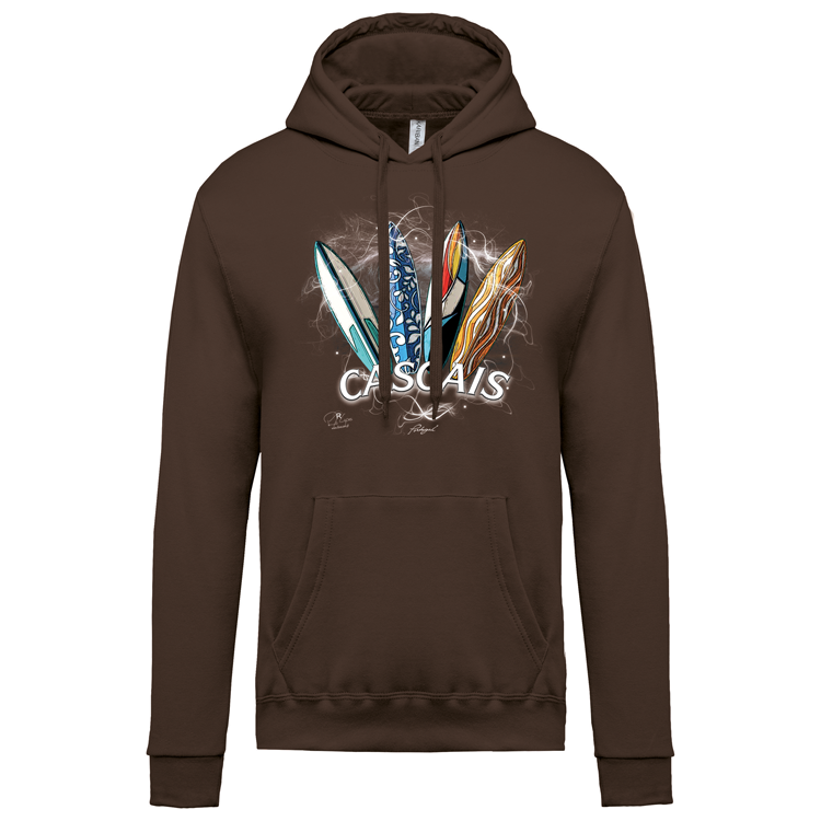 Sweatshirt Kariban com Capuz Surfboards Cascais