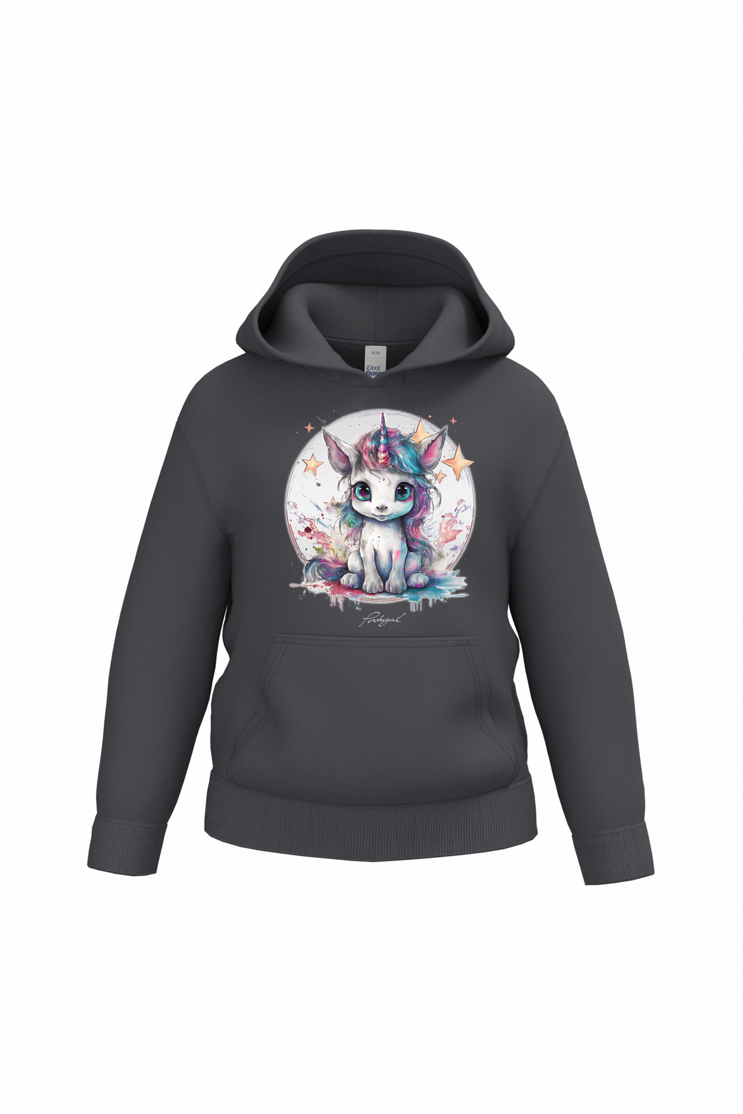 Sweatshirt com capuz Ideal Kids Unicórnio