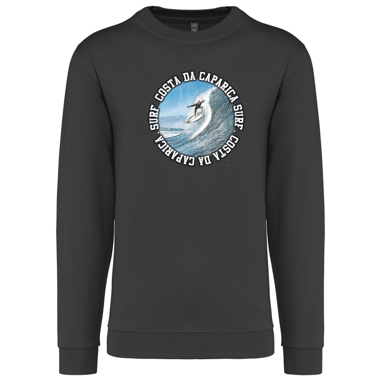 Sweatshirt Kariban sem Capuz Monster Waves 2 Costa da Caparica