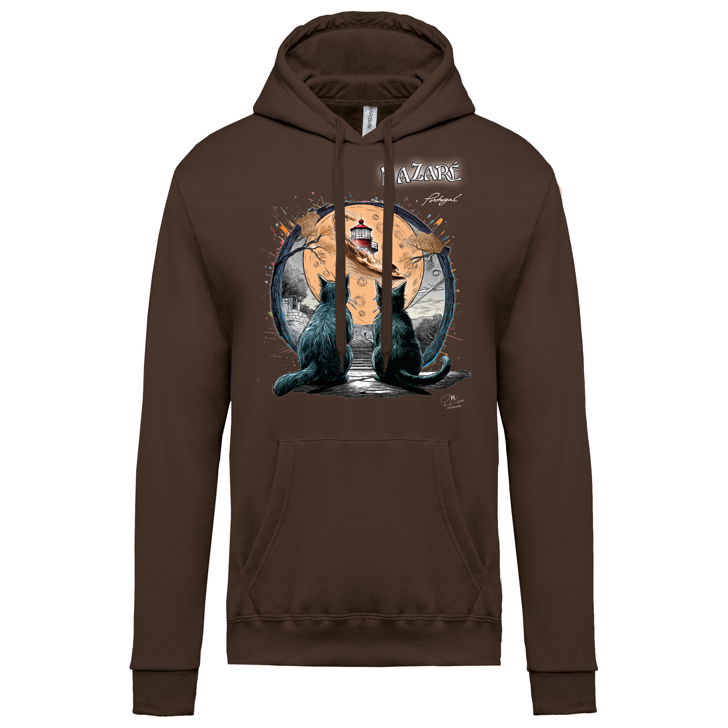 Sweatshirt Kariban com Capuz Luar Nazaré