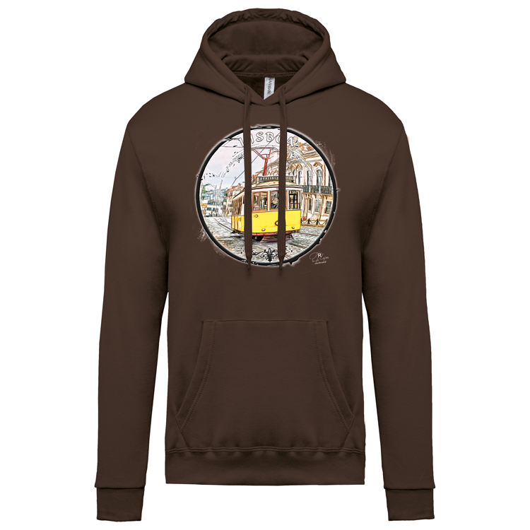 Sweatshirt Kariban com Capuz Calçada do Combro