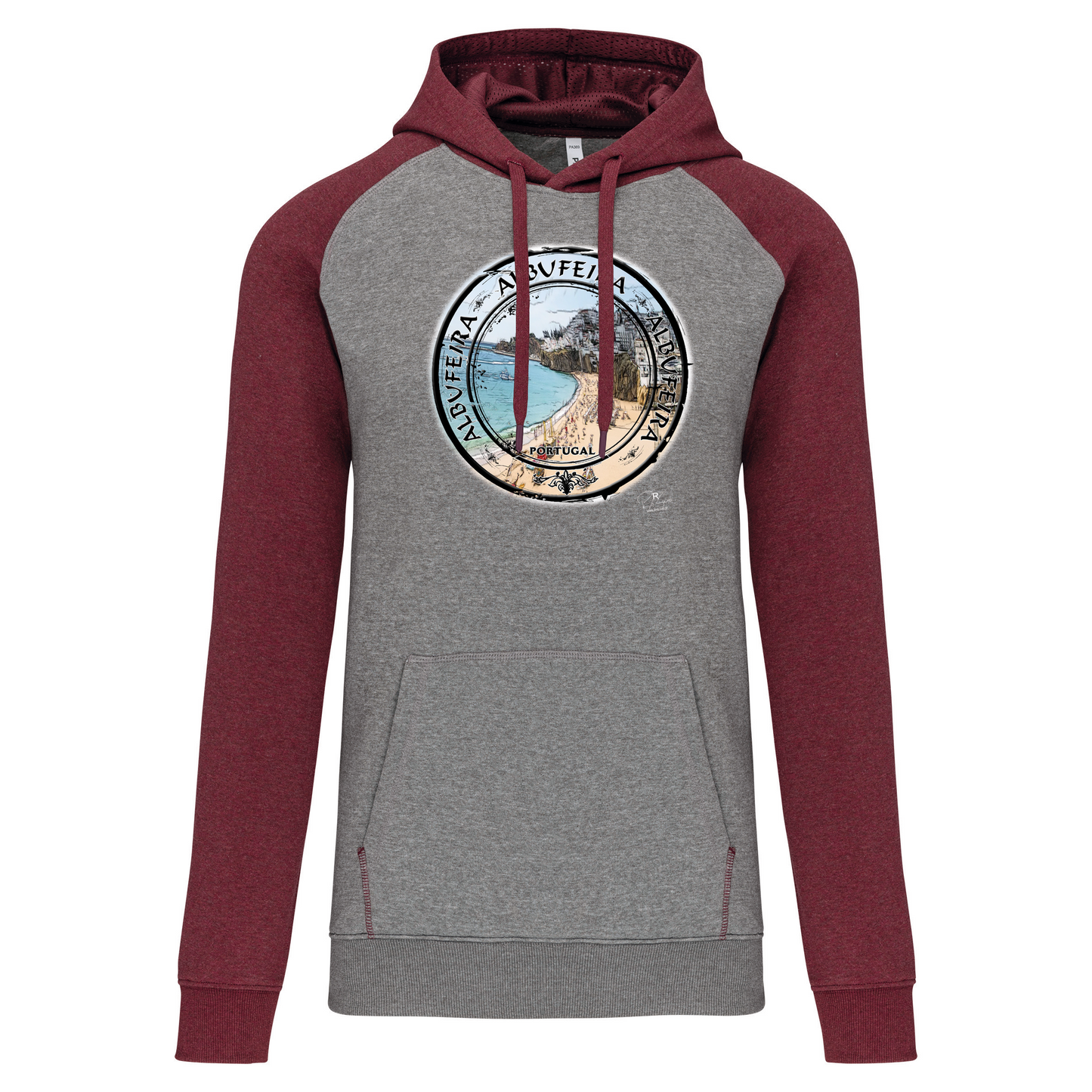Sweatshirt Bicolor com capuz Selo Albufeira