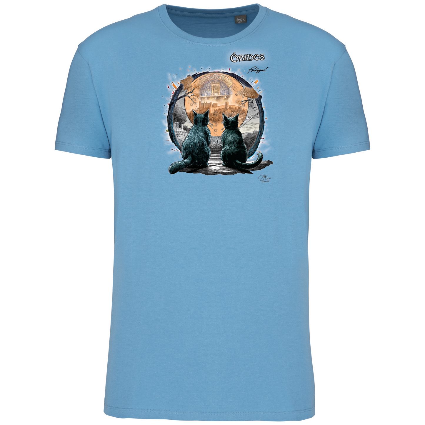 T-Shirt Algodão Biológico Luar Óbidos