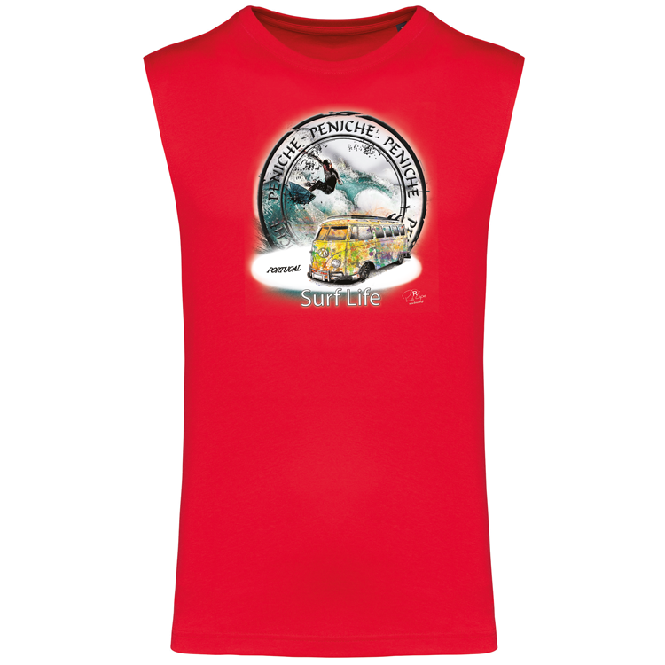 T-shirt Alças Surf Life Peniche