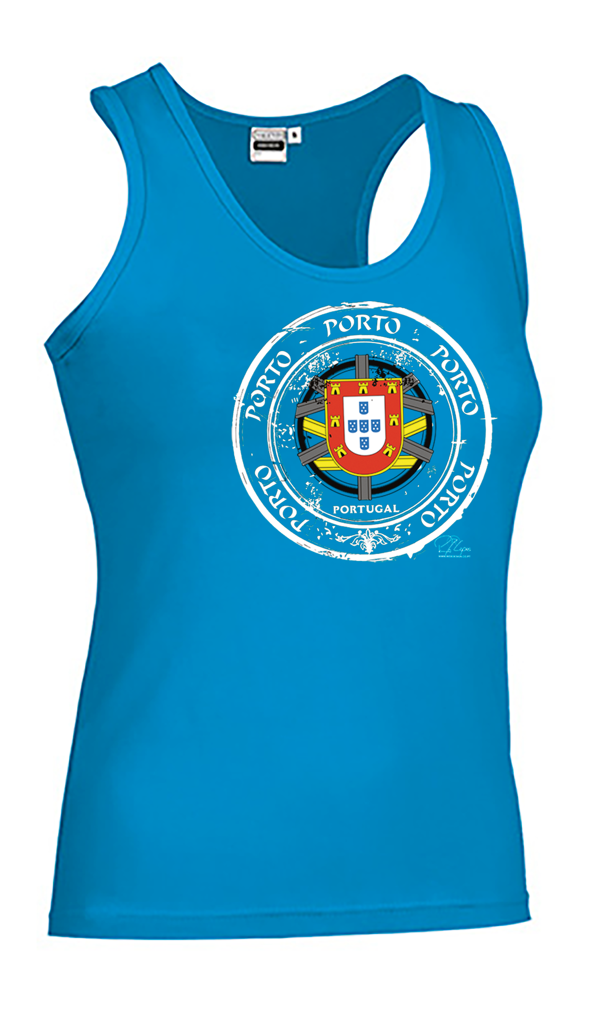 T-shirt Alças Senhora Selo Escudo Porto