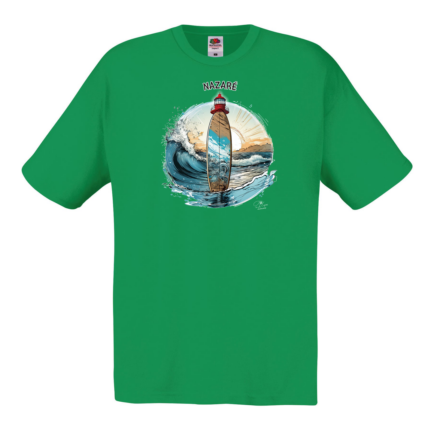 T-shirt Fruit of the Loom, Original 145g, Sol Nazaré