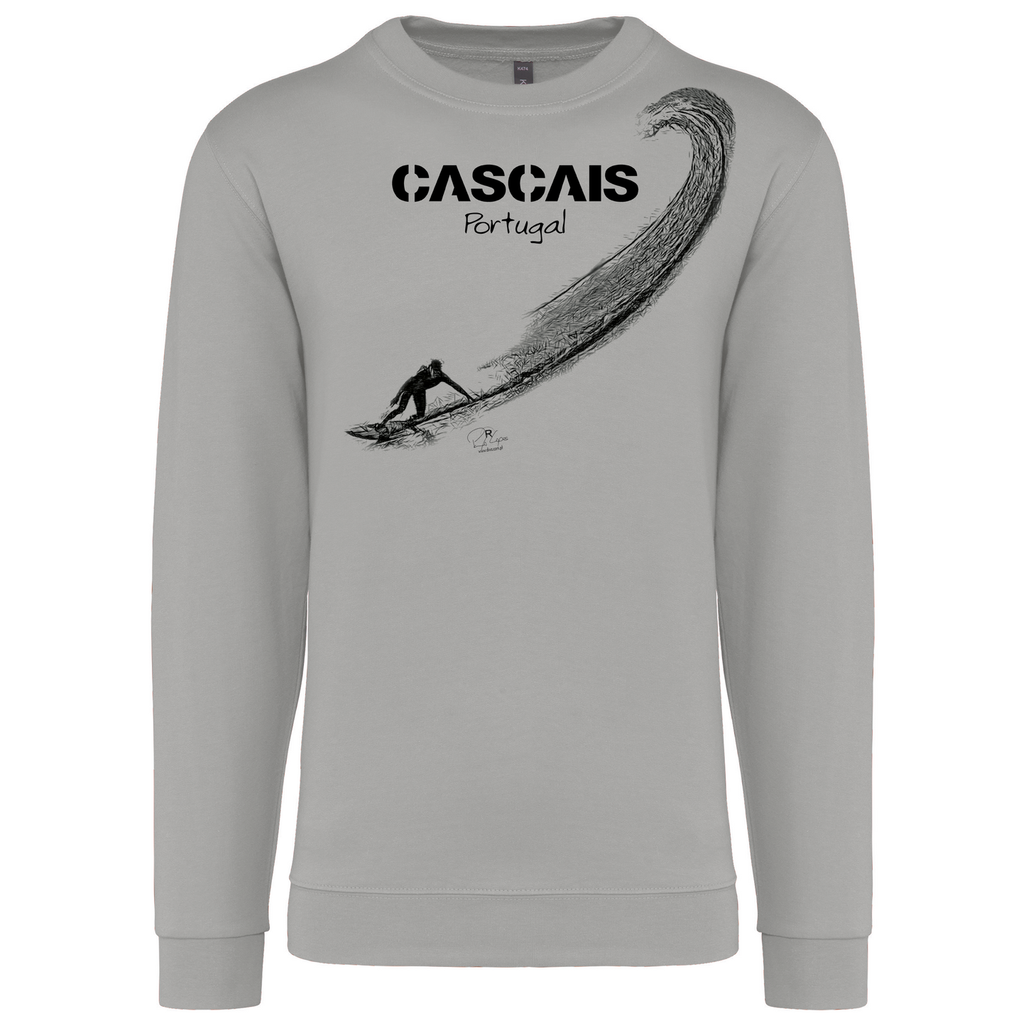 Sweatshirt Kariban sem Capuz Surf Cascais