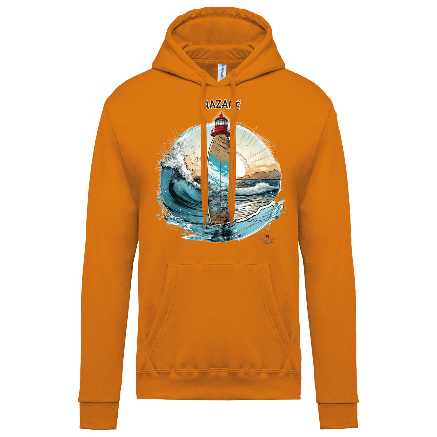Sweatshirt Kariban com Capuz Sol Nazaré
