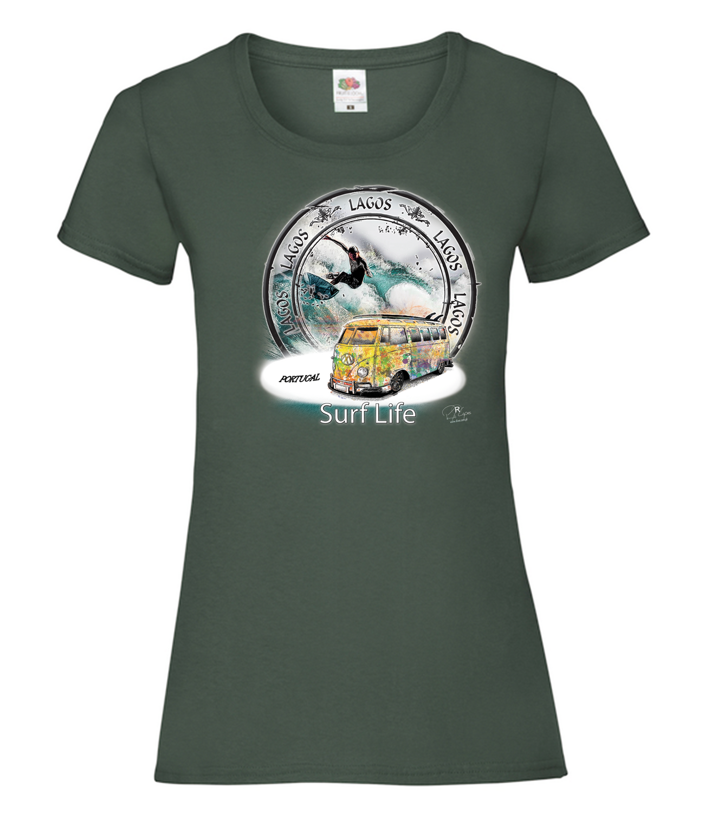 T-shirt Senhora Surf Life Lagos