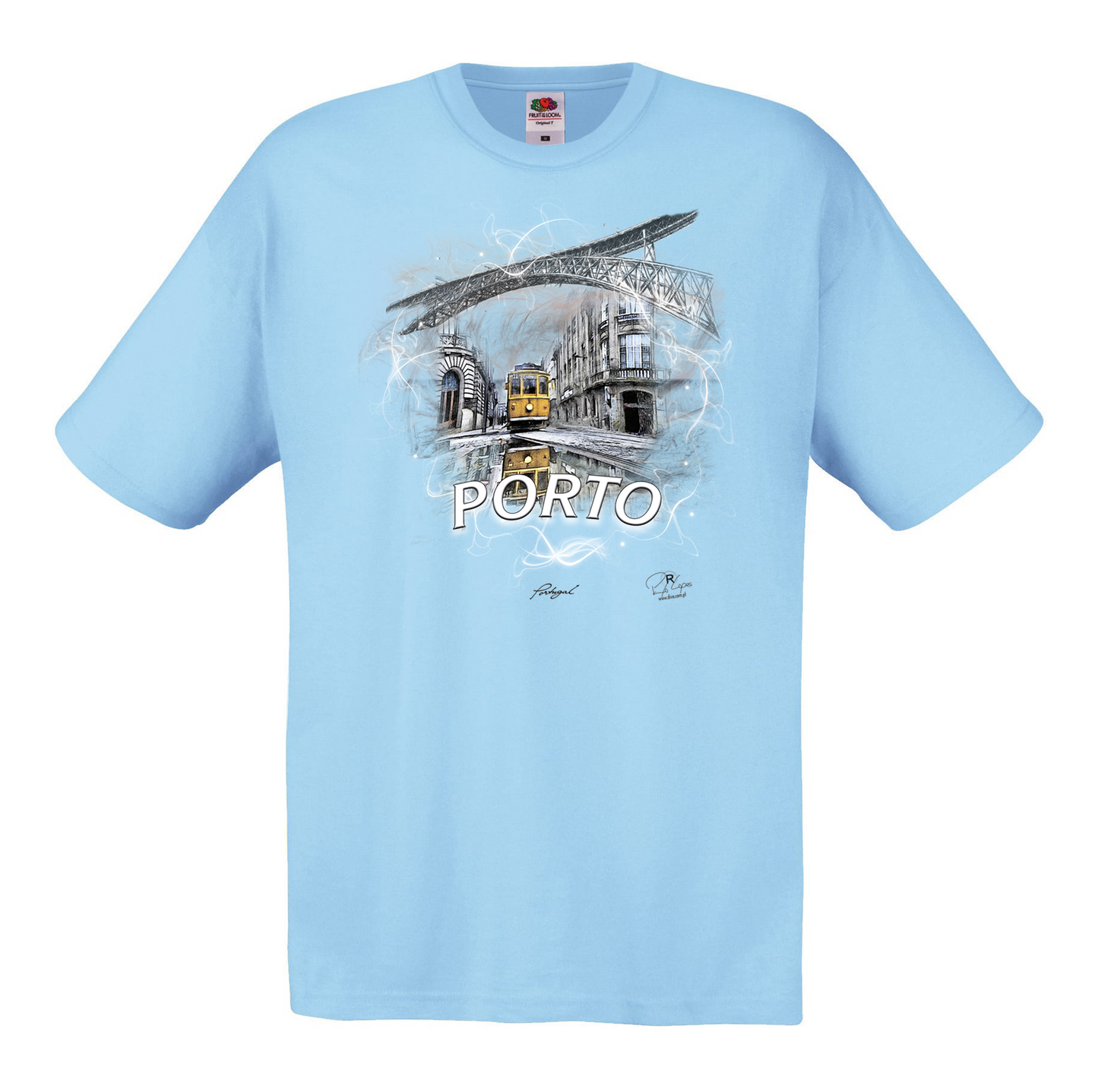 T-shirt Fruit of the Loom, Original 145g, Carreira 22 Porto