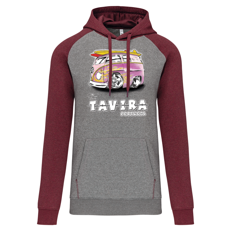 Sweatshirt Bicolor com capuz Gorduxinha Tavira