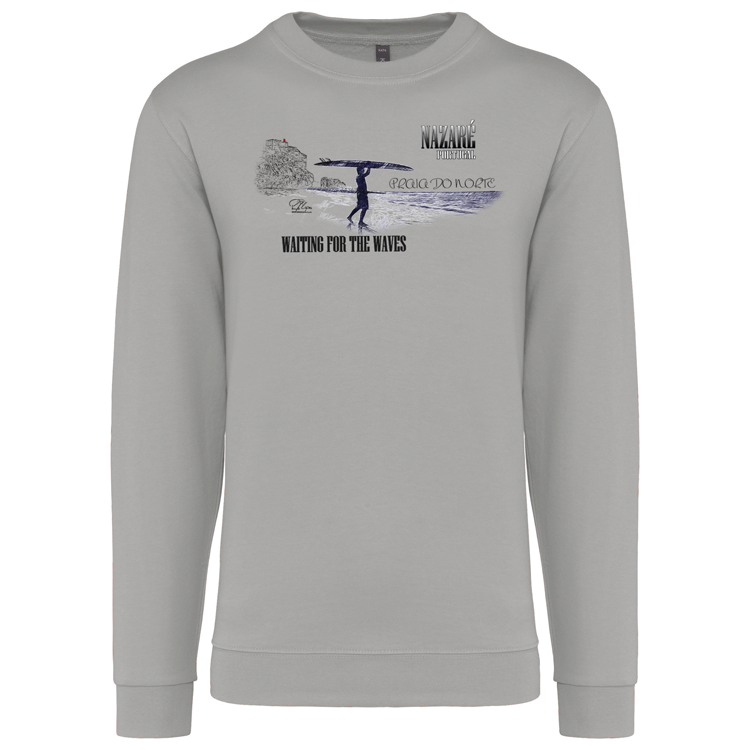Sweatshirt Kariban sem Capuz Praia do Norte