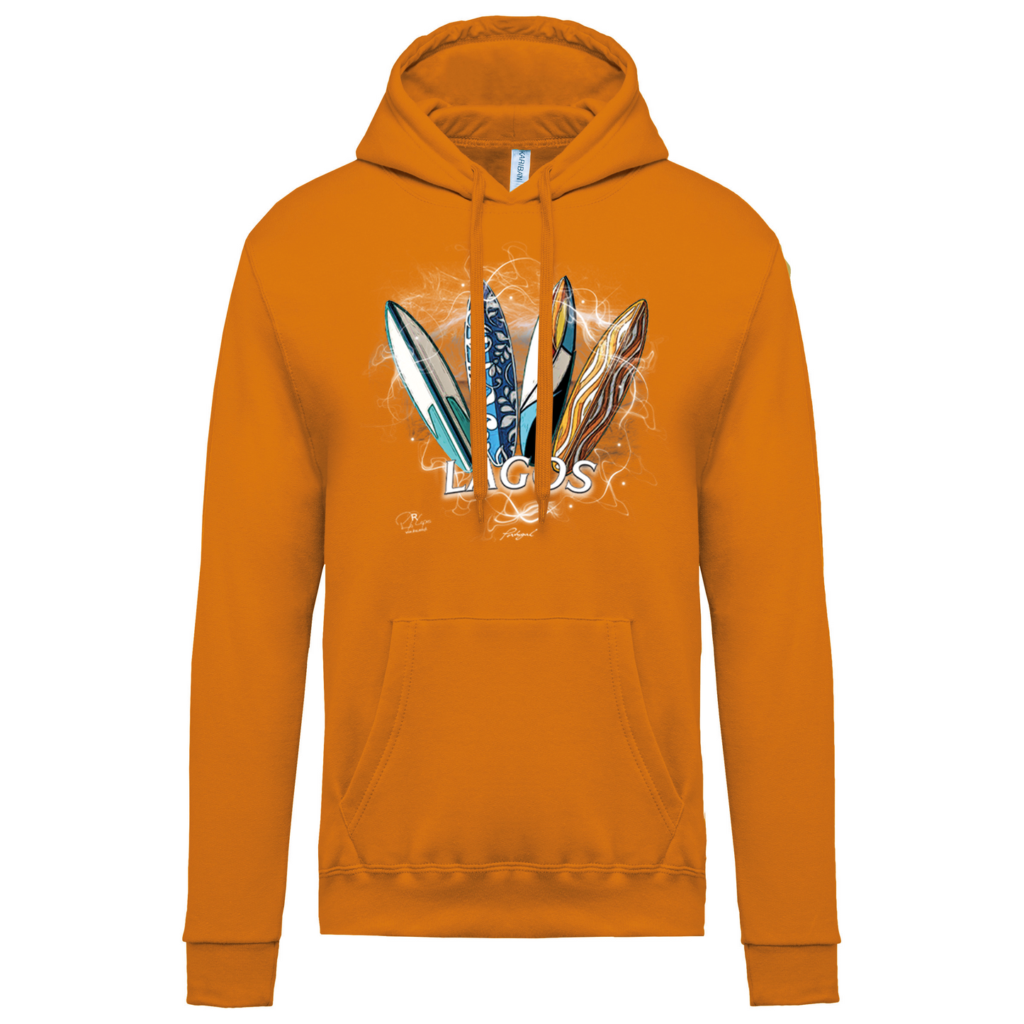 Sweatshirt Kariban com Capuz Surfboards Lagos