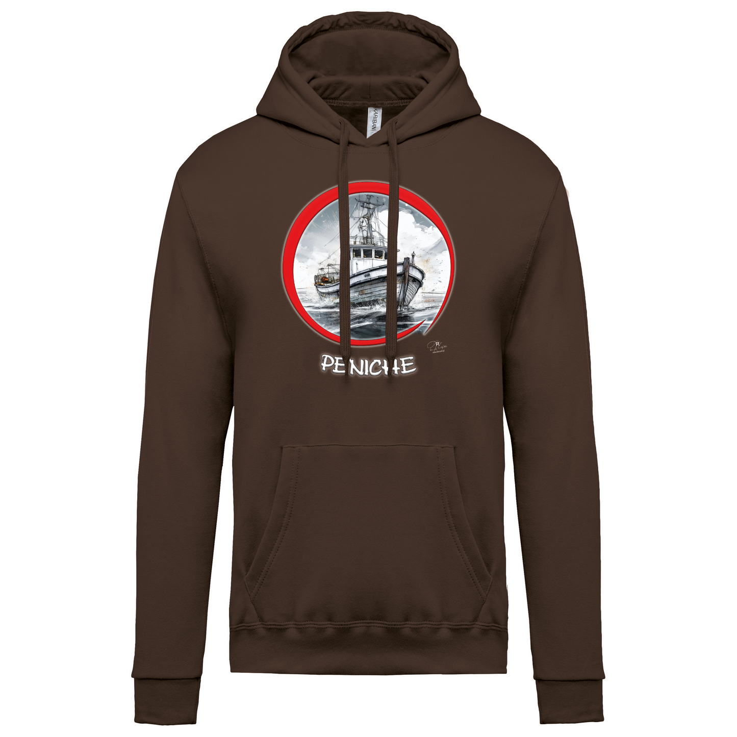 Sweatshirt Kariban com Capuz Traineira Peniche