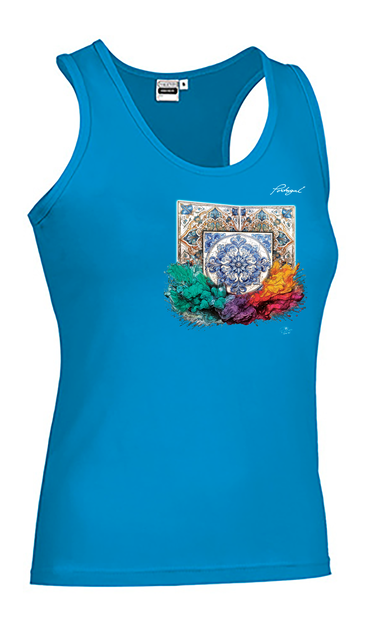 T-shirt Alças Senhora Azulejos