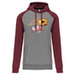Sweatshirt Bicolor com capuz Madeira Flowers