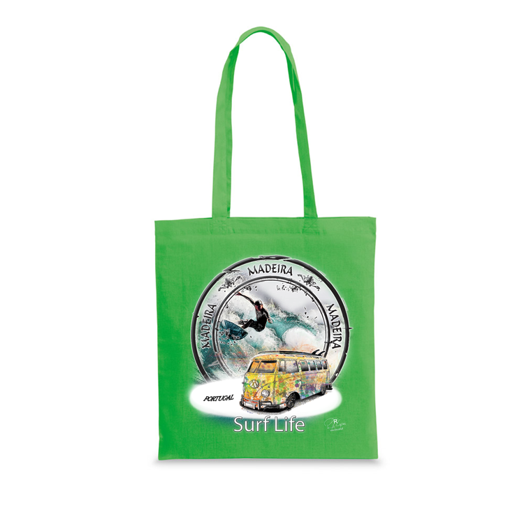 Saco Algodão 140g Surf Life Ilha da Madeira