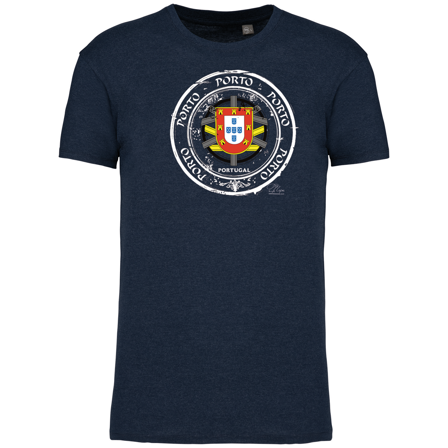 T-Shirt Algodão Biológico Selo Escudo Porto