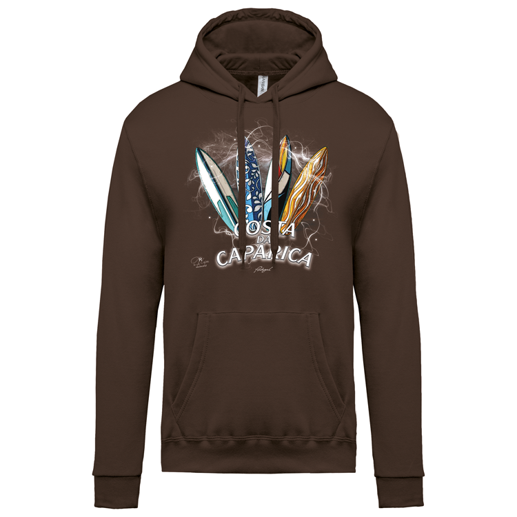 Sweatshirt Kariban com Capuz Surfboards Caparica