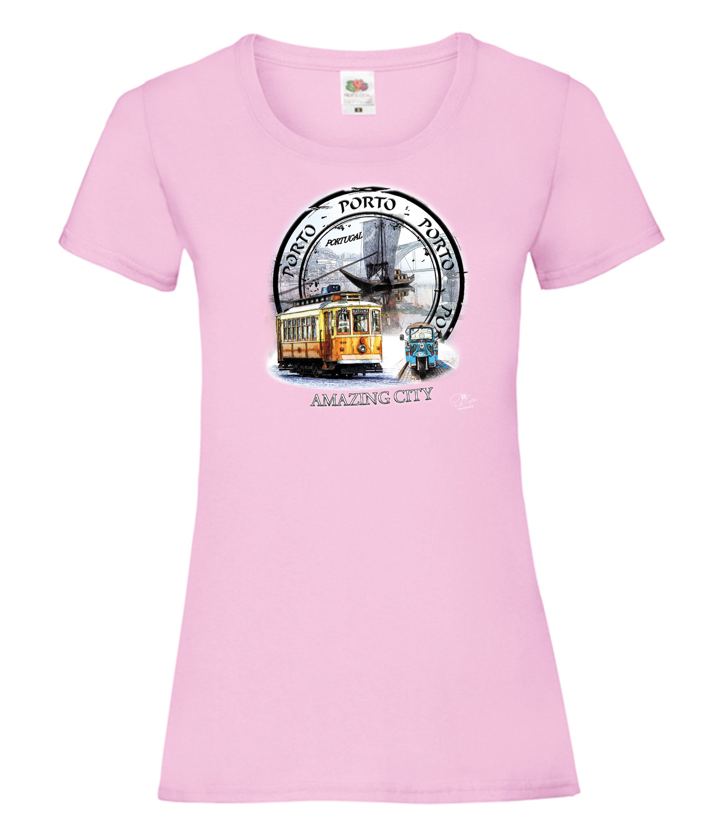 T-shirt Senhora Amazing City Porto