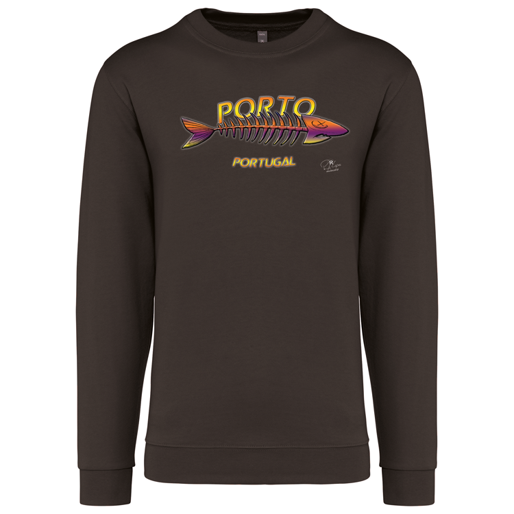 Sweatshirt Kariban sem Capuz Espinha Porto