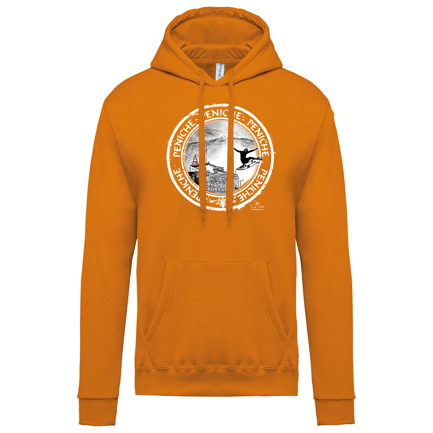 Sweatshirt Kariban com Capuz Selo Peniche