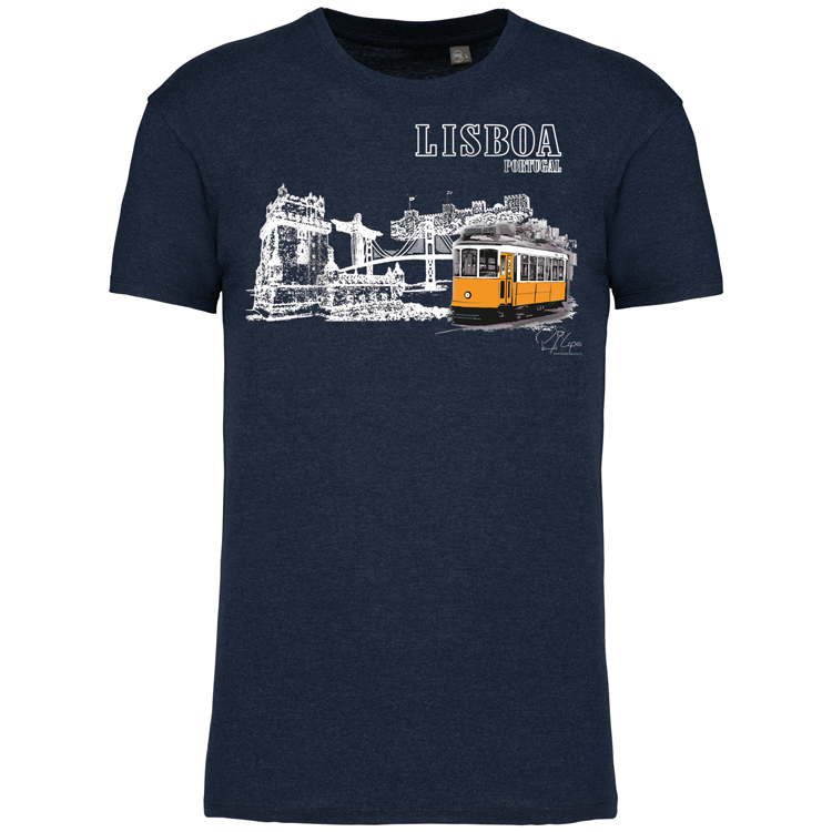 T-Shirt Algodão Biológico Monumentos Lisboa