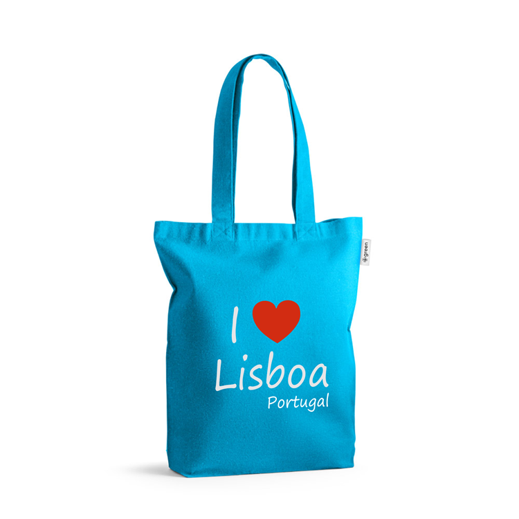 Sacos de Algodão Ecológico 220g I Love Lisboa